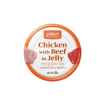 펠리코 치킨 순살 비프 습식 캔 95g 강아지 간식