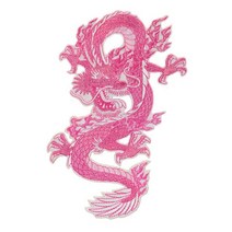 뺏지 굿즈 큰수 놓은 드래곤 패치 의류 재킷에 대한 아이언 중국 다양한 색상 쿨 백 배지 DIY, 02 밝은 레이저