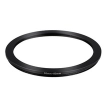 DSRL 카메라 용 95-82mm 95mm ~ 82mm 렌즈 필터 스텝 업 링 어댑터, 없음