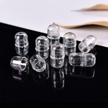 10개입 투명 플라스틱 캡슐 메세지 보물찾기 에그쉐이커 재료 달걀 과학놀이 유치원 미니