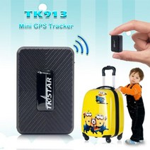 미니 휴대용 GPS 추적기 TK913 1500mAh 강력한 자석 차량 추적 장치 TKSTAR 앱 기록 경로 재생, with box charger