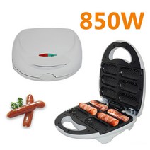 와플메이커 와플기계 와플팬 샌드위치메이커 리큅와플메이커 DMWD 전기 핫도그, 하얀