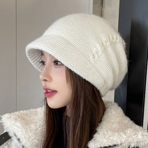 루이비홈 여성 겨울 니트 캡 벙거지 방한 모자