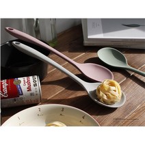 믹싱볼 볶음밥 요리용 실리콘 왕숟가락 주방용품 이유식 조리도구 깨끗 스패츌러 위생, 1개, 다크그린