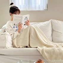 모달 와플 담요 블랭킷 유모차 차박 감성 캠핑 이불 겨울