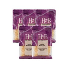 홀랜드앤바랫 다이스 파인애플 100g Holland & Barrett Diced Pineapple, 5팩