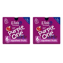 엘라스키친 아기이온음료 영국 유기농 스무디 퍼플 90g 5입 2팩