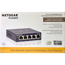 FS105NA NETGEAR 넷기어 ProSafe FS105 이더넷 스위치 5 x 10100BaseTX FBAFS105NA