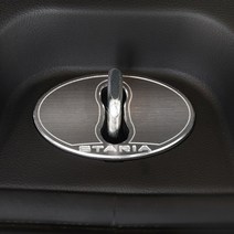 JSTAR 스타리아 캠핑카 도어락 몰딩커버 악세사리 실내 포인트 커버 인테리어 자동차 용품, 카본-트렁크도어락