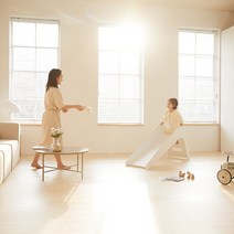 롤베이비 착한 롤매트 층간소음방지 아기 유아 거실 복도 놀이방 셀프시공 매트 4colors, 크림버터