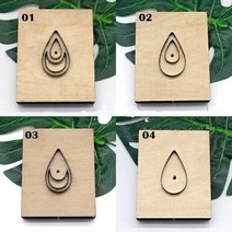 목형 가죽재단 DIY 패턴 커터 프레스 절곡 철판 가죽공예 도구Japan steel blade rule die cut steel 펀치 눈물 방울 귀걸이 절단 금형 wood, 1-100mm