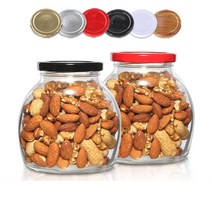 유리병 다용도타원500ml(A) 70파이, 흰색, 1개