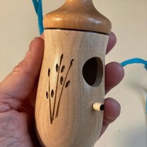 새장 수제 나무 벌새 집 야외 정원 안뜰 교수형 펜던트 아름다운 정원 장식을위한 431, MAPLE
