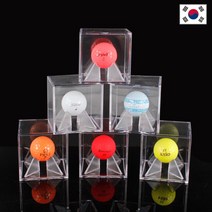 프로젝트Z 탁구/골프공케이스 10개입 국내생산 투명아크릴 사인볼 기념 진열 PRO-Z-GT010
