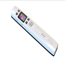 비파괴북스캐너 IScan20 문서 및 이미지 A4 사이즈 USB JPG PDF Formate 1050DPI 고속 휴대용 LCD 디스플레이, Pearl White