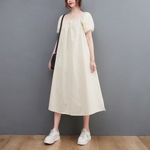 cisanny NEW 66 색 2023 트위드 원피스 플레어롱스커트 빅사이즈 원피스