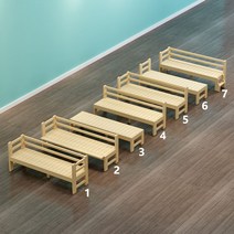 틈새 침대 확장형 보조 침대 원목 프레임 높이조절, 길이 200 폭 30 높이 설정 가능