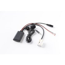 블루투스 3.5 MM Aux 인 잭 오디오 케이블 마이크 핸즈프리 어댑터 BMW E60 E63 E64 E66 E81 E82 E70 E90 C, 한개옵션0