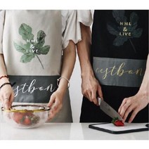 네일샵 어린이집앞치마 유치원선생님 보육교사 카페 공방 미용실 예쁜 북유럽 요양병원 앞치마, 북유럽풍앞치마라이트그레이