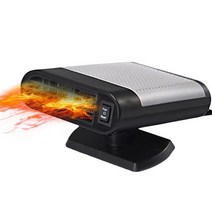 무시동히터 애프터 블로우 차량용 자동차 자동차용 온풍기 히터 이동식 부품 캠핑 12V24V 휴대용 난방 해동 Demister 냉각 팬 360 학위 조정 자동 유리창 잘, [02] 24V black gray