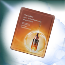 이니스프리 블랙티 유스 인핸싱 앰플 마스크 28mL, c489-basic, 1개