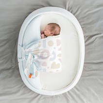 코코내니 오리지널블루 신생아침대, 단품