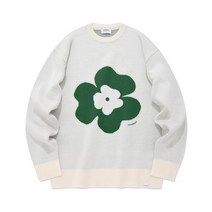 [국내매장판] 커버낫 클로버 크루넥 니트 아이보리 바람막이 아웃도어 상의 하의 신발