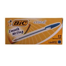 크리스탈 빅볼 파랑 12개 펜 볼펜 블루 필기도구, 본상품선택