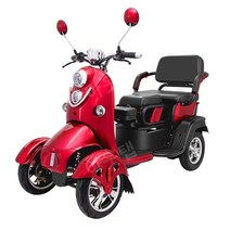 사륜 스쿠터 노인 어르신 네발 전동차 전동 오토바이, 48V, Jialv+500W+26km+리튬배터리