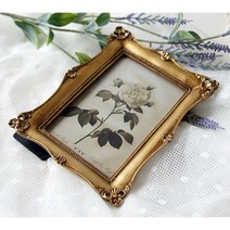 엔틱 금색 유롭풍 디자인 사각 액자 소형액자 사진인화액자 북유럽소품 액자틀 임신선물 결혼액자 심플액자