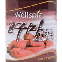 2116 웰스피아 고구마 다이스 (국산) 3kg 설정 통조림, 1개