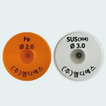 금속검출기 시편, 사각형, 0.8mm, Fe