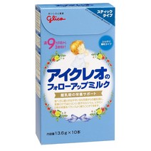 Glico ICREO Baby Follow-Up Milk Stick 글리코 아이크레오 스틱 분유 (9-36개월) 13.6gx10입 2팩