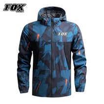자전거바람막이 폭스 사이클링 팀 후드 의류 겨울 방풍 자켓 Mtb 모토크로스 남성용 브레이커 다운힐 자