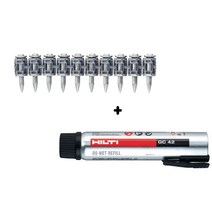 힐티 GX3용 가스핀 가스 캔 세트 1200발 20 27 32 39MM 타정핀, 선택3. 32MM+가스캔
