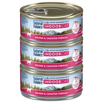 수제간식 노즈워크 훈련 대용량 내추럴발란스 캣 LID 캔 156g 3입 3종, 캣캔 LID 캔 인도어 연어병아리