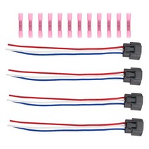 AUTOKAY 4개 팩 점화 코일 커넥터 수리 하네스 플러그 배선 피그테일 닛산 350Z 370Z 알티마 아르마다 맥시마에 적합 508342