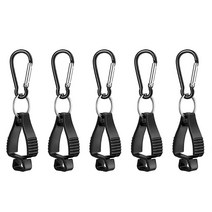 5 개 PCS 다기능 장갑 클립 홀더 가드 가드 노동 작업 클램프 포수 포수 고리 땀 타월 캡 고정 클립 야외 작업을위한 버클