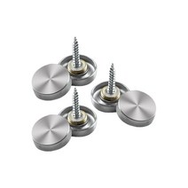 광고 게시판 아크릴 헤드피스 고정핀 4pcs 현판 간판 안내문 세트, 40mm