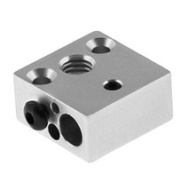 Universal Heating Block 3D 프린터 부품 Ender-3 3D 프린터 히터 블록을위한 금속 열 블록 부품 부품