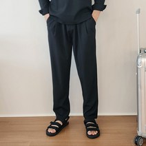 남성 레빗 에어쿨 슬랙스 팬츠 5color / FREE~빅사이즈 시원한 여름 세미핏 슬랙스