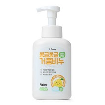 오릭스 몽글몽글 거품비누 핸드워시 500ml 손세정제 핸드워시 리필팩 350ml 포도향 레몬향, 1개
