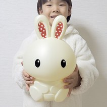 큰사이즈 토끼디자인 저금통 왕사이즈크기, 마키팬시토끼, 1개