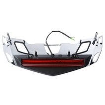 오토바이 후면 트렁크화물 랙 혼다 Goldwing 투어 GL1800B 자동 DCT GL1800BD 1800DA, Chrome and Red Set