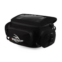 오토바이 가방 오토바이 허벅지 가방 힙색, 블랙&화이트