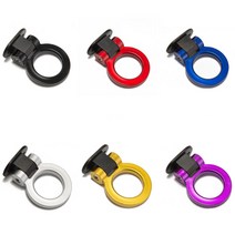 레이싱 후크 부착식 스티커 견인후크 차량용견인고리 레이싱용품 트레일러후크 서킷용품, (03)블랙