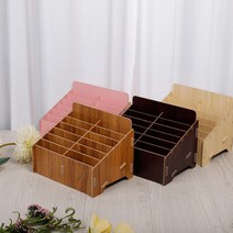 핸드폰보관함 휴대폰 수거함 스마트폰 수납함 정리함, 12구정리함, 메이플, 1개