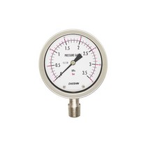 3Bar PT1/2 압력계 스텐 압력게이지 국산 100파이 PRESSURE GAUGE, 1개