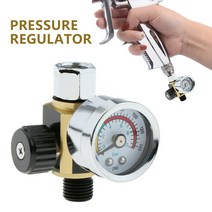 레귤레이터 압력 용접 수압 오일 가스 산소 아르곤 분리기 조절기 물 중력 스프레이 도구 압축기 공기 010 바 게이지 1 개, 1개