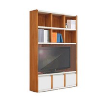 PET 5단TV 수납 책장 OH, 웬지